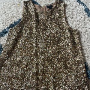 J.crew sparkly tank top